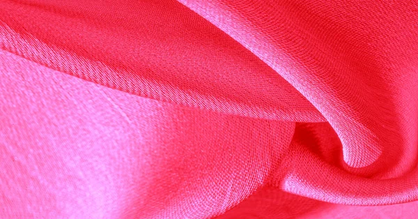 Fondo patrón textura fondo de pantalla, tela de seda rosa carmesí . — Foto de Stock