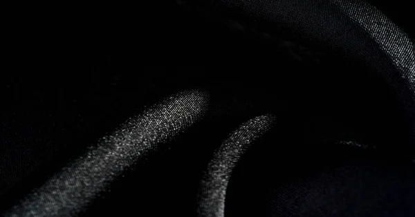 Background, pattern, texture, wallpaper, black silk fabric.  Add