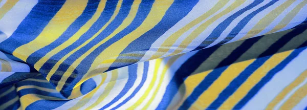 Texture de fond. tissu de soie rayé multicolore. Mexique co — Photo