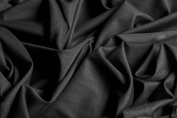 Textúrázott háttér tervek, fekete szövet. Ez a könnyű szövet Li — Stock Fotó