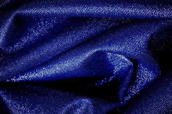 Tekstur, latar belakang, kain yang memiliki biru cerah, akua, c azure — Stok Foto