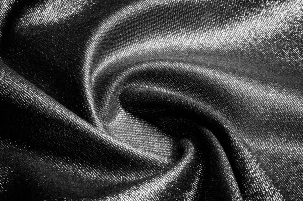 Texture, background, pattern. Cloth Gray black coated with a met — Stock Photo, Image