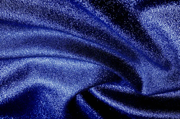 Текстура, фон, Ткань имеет ярко-синий, аква, лазурный С — стоковое фото