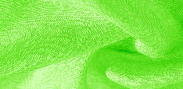 감촉 배경 무늬 패브릭 꽃 장식 녹색. 이 공동 — 스톡 사진