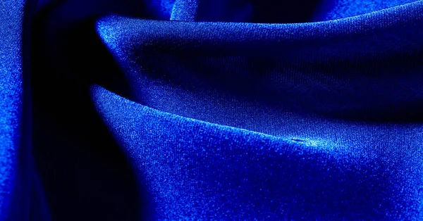 พื้นหลัง รูปแบบ พื้นผิว วอลล์เปเปอร์ ผ้าไหมสีฟ้า เพิ่ม — ภาพถ่ายสต็อก