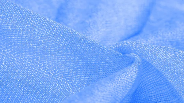 Texture, background, pattern, postcard, baby blue This silk is e — Stock Photo, Image