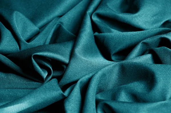 Texturé, fond, motif, tissu turquoise. C'est un unus. — Photo
