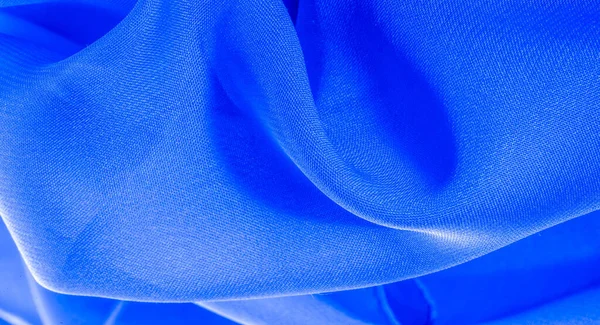 Texture, background, pattern, cyan blue, silk fabric This very l — Stock Photo, Image