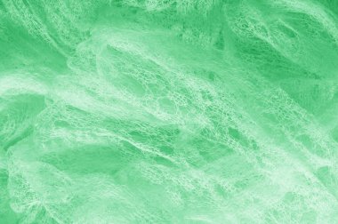 Örgü yeşilli kumaş. Sizin için ruhani parlaklık bir çizgi ekleyin