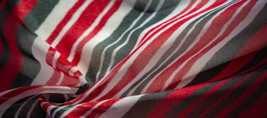 Arka plan dokusu. çok renkli çizgili ipek kumaş. Meksika co