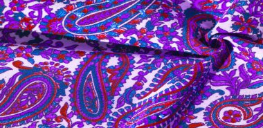 Arka plan dokusu, desen, paisley kumaş pamuk. Tarafından tasarlanmıştır