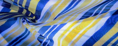 Arka plan dokusu. çok renkli çizgili ipek kumaş. Meksika co