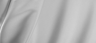 arka plan dokusu, desen. Beyaz ipek kumaş. Pürüzsüz bir 