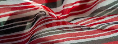 Arka plan dokusu. çok renkli çizgili ipek kumaş. Meksika co