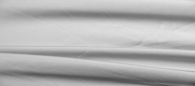 arka plan dokusu, desen. Beyaz ipek kumaş. Pürüzsüz bir 