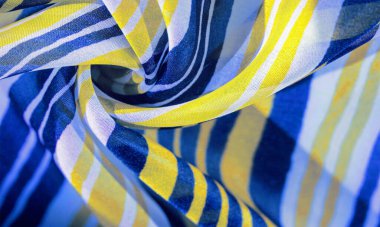 Arka plan dokusu. çok renkli çizgili ipek kumaş. Meksika co