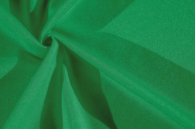 Doku, arka plan, ipek kumaş, yeşil kadın şal Uygun