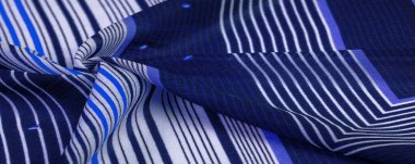 Doku, desen, koleksiyon, ipek kumaş, mavi arka plan ile 