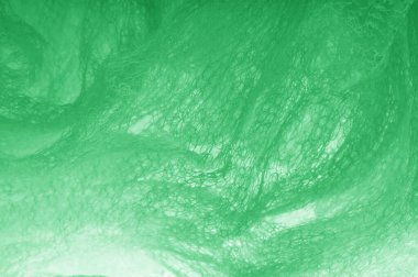 Örgü yeşilli kumaş. Sizin için ruhani parlaklık bir çizgi ekleyin