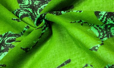 doku, arka plan, bir baskı o ile yeşil renk pamuklu kumaş