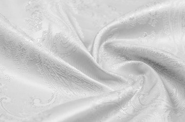 Doku arka plan İpek kumaş Siyah beyaz renk Lüks yumuşak 