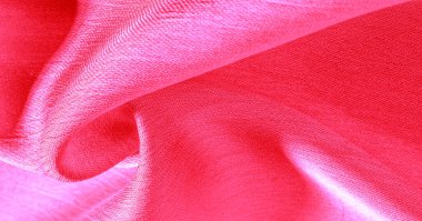 Arka plan desen doku duvar kağıdı, kırmızı pembe ipek kumaş. 