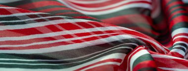 Arka plan dokusu. çok renkli çizgili ipek kumaş. Meksika co