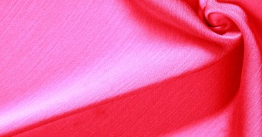 Arka plan desen doku duvar kağıdı, kırmızı pembe ipek kumaş. 