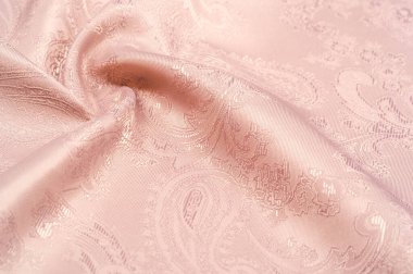 Doku, arka plan, desen. Bir desen o ile kumaş ipek bej