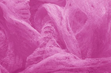 Pembe renk bir örgü kumaş. bu mikro-ince bir kafes, hangi