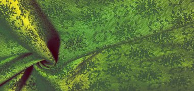 doku arka plan deseni. yeşil bez. Bu y için kullanılabilir