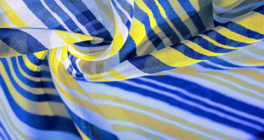 Arka plan dokusu. çok renkli çizgili ipek kumaş. Meksika co