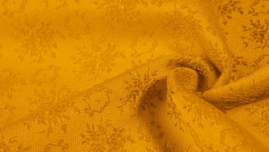 doku arka plan deseni. sarı kumaş. Bu, 