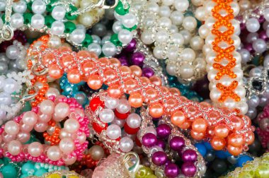 Doku arka planı, desen. Sanatsal çok renkli cam, applie