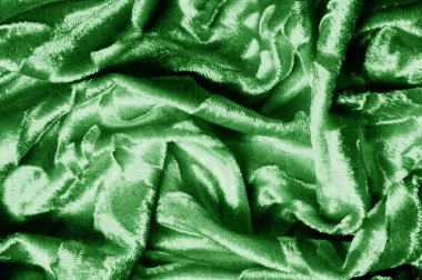 velor yeşil kumaş Kadife desen bir sünnetsiz altından oyulmuş