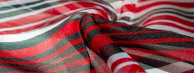 Arka plan dokusu. çok renkli çizgili ipek kumaş. Meksika co