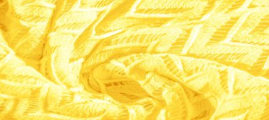 Doku, arka plan, desen, ipek kumaş, sarı, katmanlı dantel 