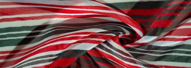 Arka plan dokusu. çok renkli çizgili ipek kumaş. Meksika co