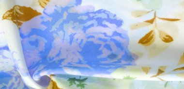 doku deseni pamuklu kumaş. Beyaz bir backgrou üzerinde çiçekler güller