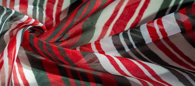 Arka plan dokusu. çok renkli çizgili ipek kumaş. Meksika co