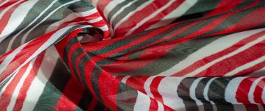 Arka plan dokusu. çok renkli çizgili ipek kumaş. Meksika co