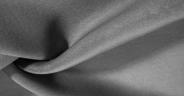 doku, arka plan, desen, gri siyah İpek Kumaş Bu çok l