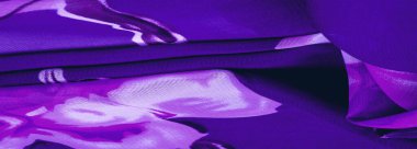 Doku, arka plan, kırmızı çiçek baskılı mavi ipek kumaş. Y