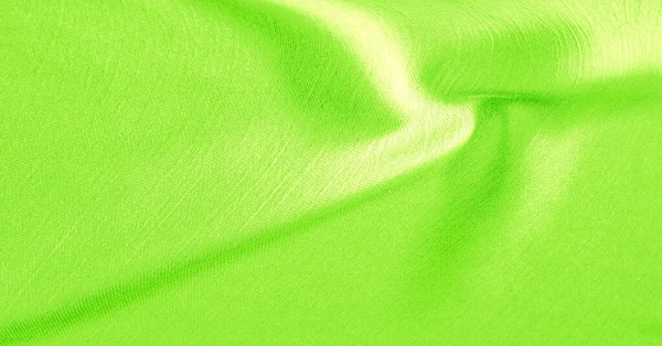 Background, pattern, texture, wallpaper, green silk fabric. It h — Stock Photo, Image