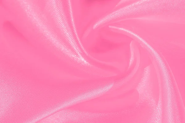 Gambar tekstur indah sutra merah muda porselen krep, dibuat esp — Stok Foto