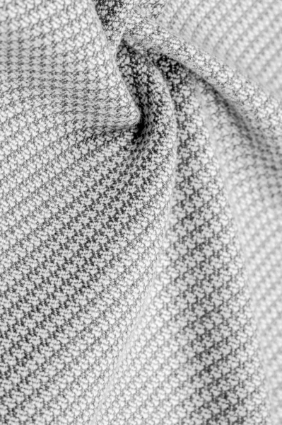 Textura de fundal, model Fabric lână caldă cu gri cusut — Fotografie, imagine de stoc