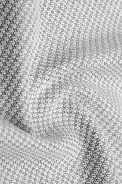 Textura de fundo, padrão Tecido lã quente com cinza costurado — Fotografia de Stock