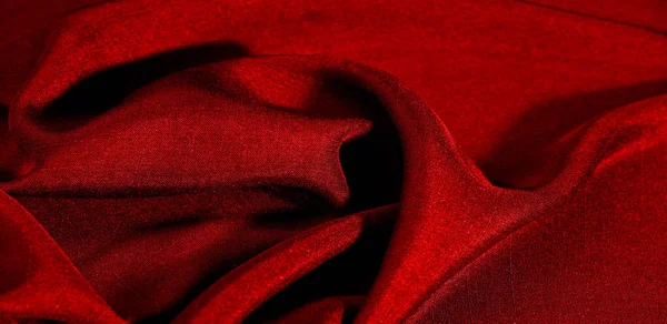 Textura, fundo, padrão, cor vermelha, tecido. tecido de algodão i — Fotografia de Stock