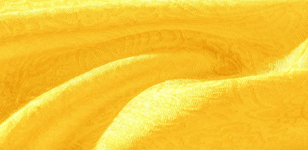Tekstura tła wzór tkaniny kwiatowy ornament żółty. Ten c — Zdjęcie stockowe