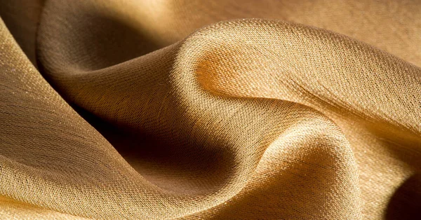 Background Pattern Texture Beige Golden Silk Fabric Has Smooth Matte — Stock Photo, Image
